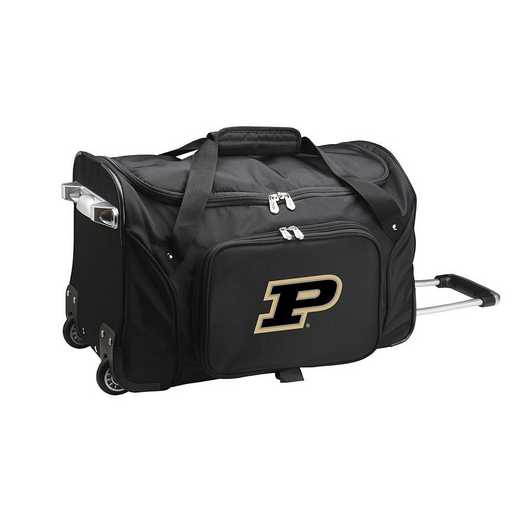 CLPUL401: NCAA Purdue Boilermakers 22IN WHLD Duffel Nylon Bag
